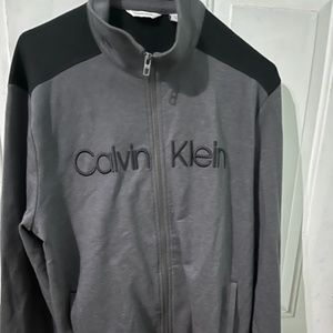 Men's zip front Calvin Klein jacket medium